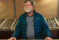 Western Alaska Minerals CEO Kit Marrs in the Illinois Creek drill core shack.