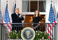 Supreme Court Justice Amy Barrett swearing in ceremony at White House