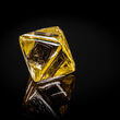 Picture of a 23.15-carat fancy intense yellow diamond from Ekati mine.