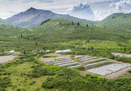 ATAC Resources camp at the Rackla Gold project in central Yukon.