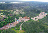 Aerial view of Mon Mine taken in 2021.