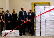 President Donald Trump cuts regulation red tape