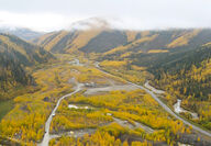 Bonanza Creek in northern Yukon was the site of the Klondike Gold Rush.