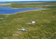 Gold exploration drilling Courageous Lake Walsh Lake Northwest Territories